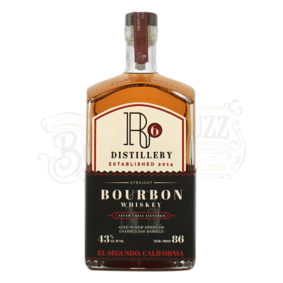 R6 Distillery Straight Bourbon Whiskey