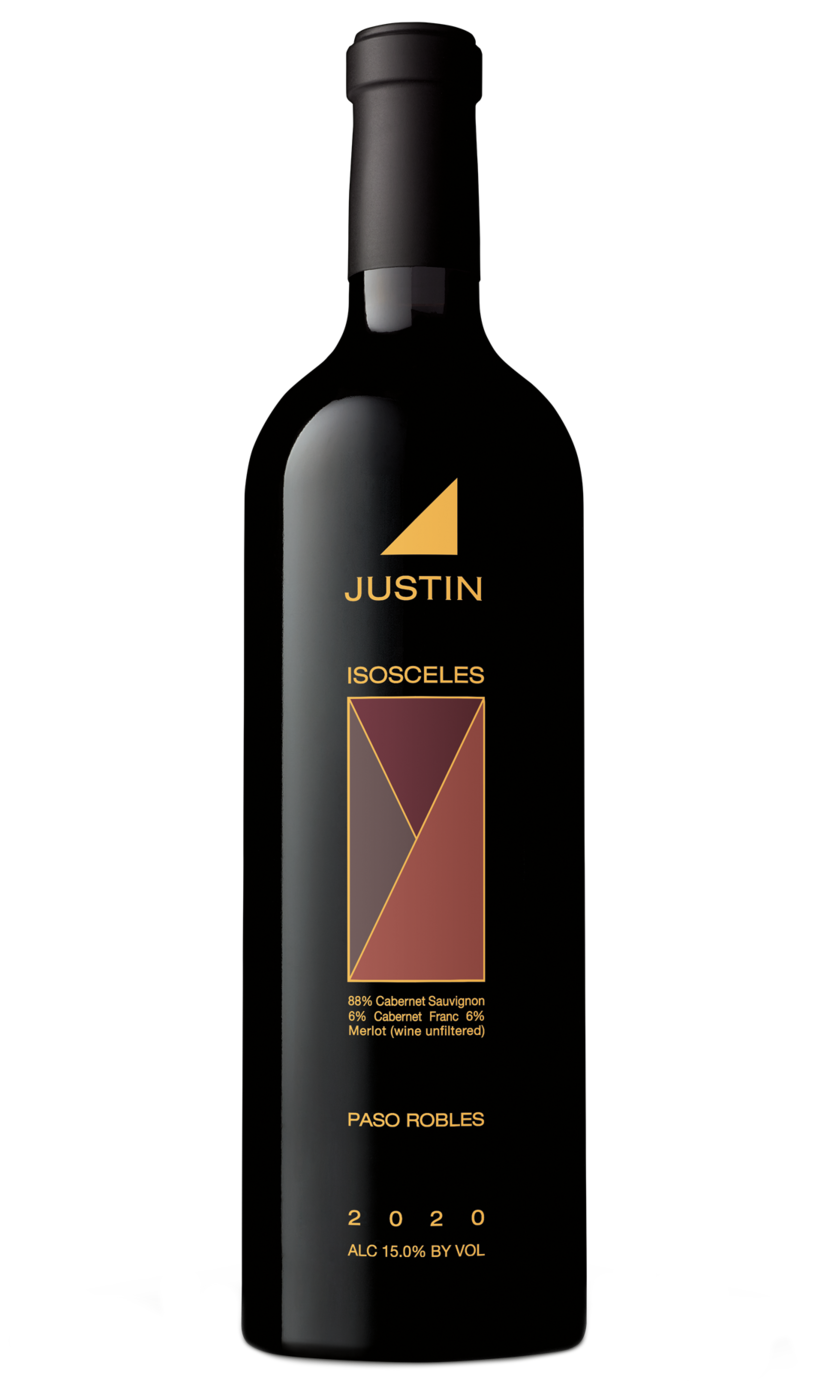 Justin Isosceles 2020 Front Bottle Shot