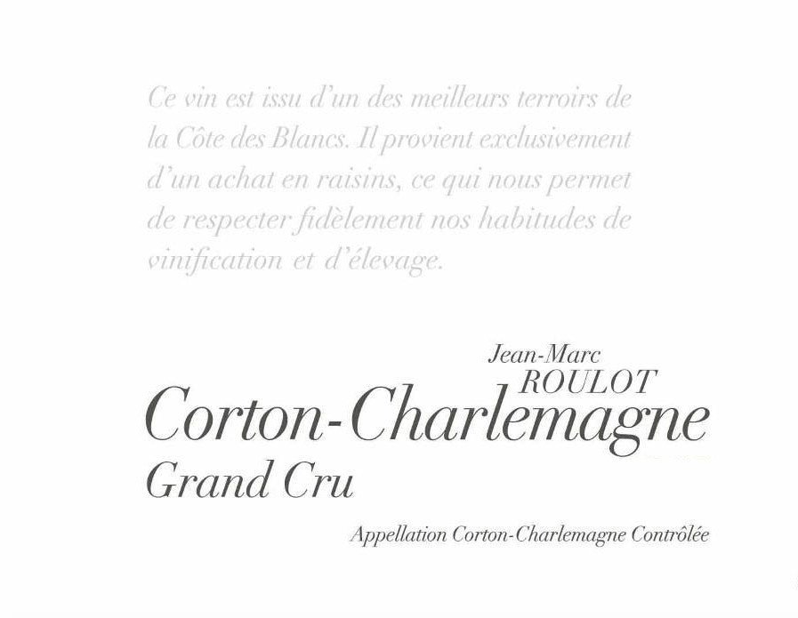 Jean-Marc Roulot Corton-Charlemagne Grand Cru (1.5 Liter Magnum) 2020
