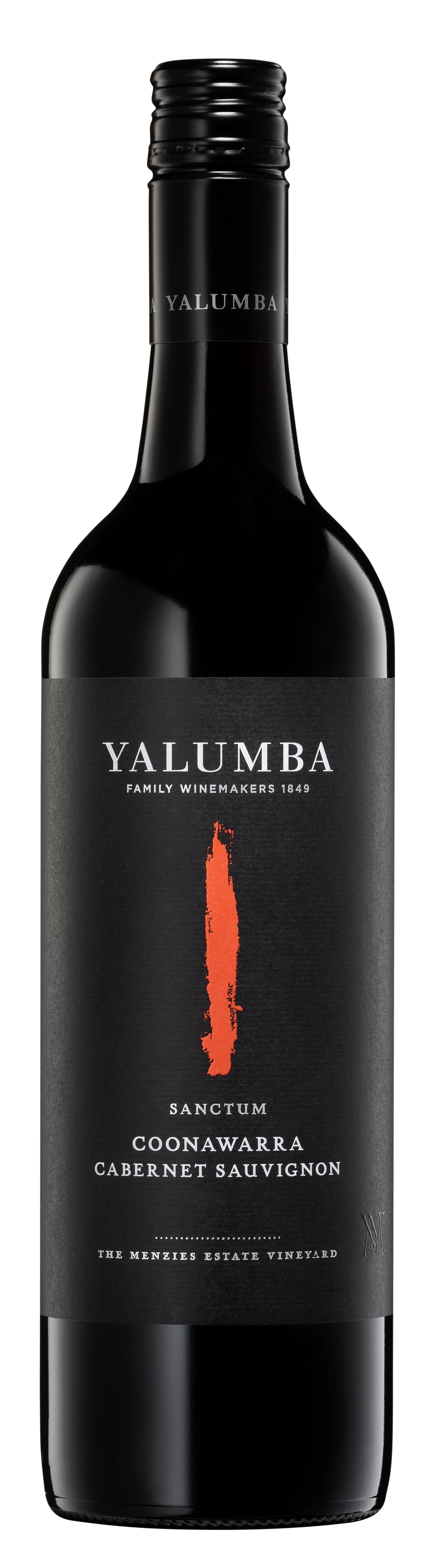 Yalumba Sanctum Cabernet Sauvignon 2019 Front Bottle Shot