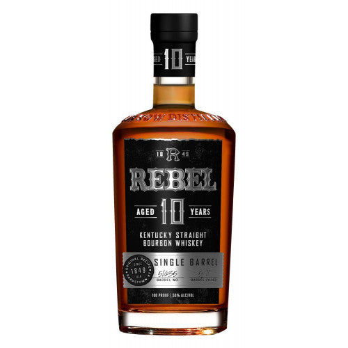 Rebel 10 Year Old Single Barrel Kentucky Straight Bourbon Whiskey