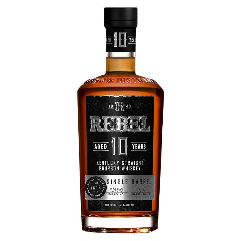 Rebel Yell 10 Year Single Barrel Bourbon Whiskey 750ml