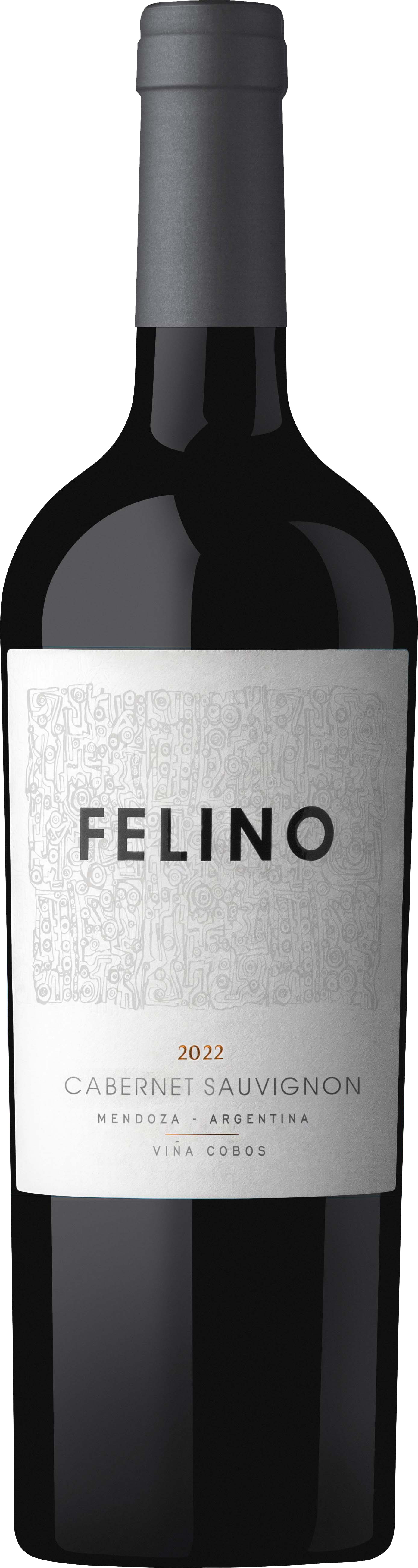 Vina Cobos Felino Cabernet Sauvignon 2022 Front Bottle Shot