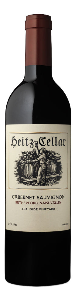 Heitz Cellar Trailside Vineyard Cabernet Sauvignon 2017 Front Bottle Shot