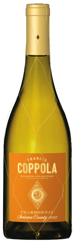 Francis Ford Coppola Diamond Collection Sonoma County Chardonnay 2022 Front Bottle Shot