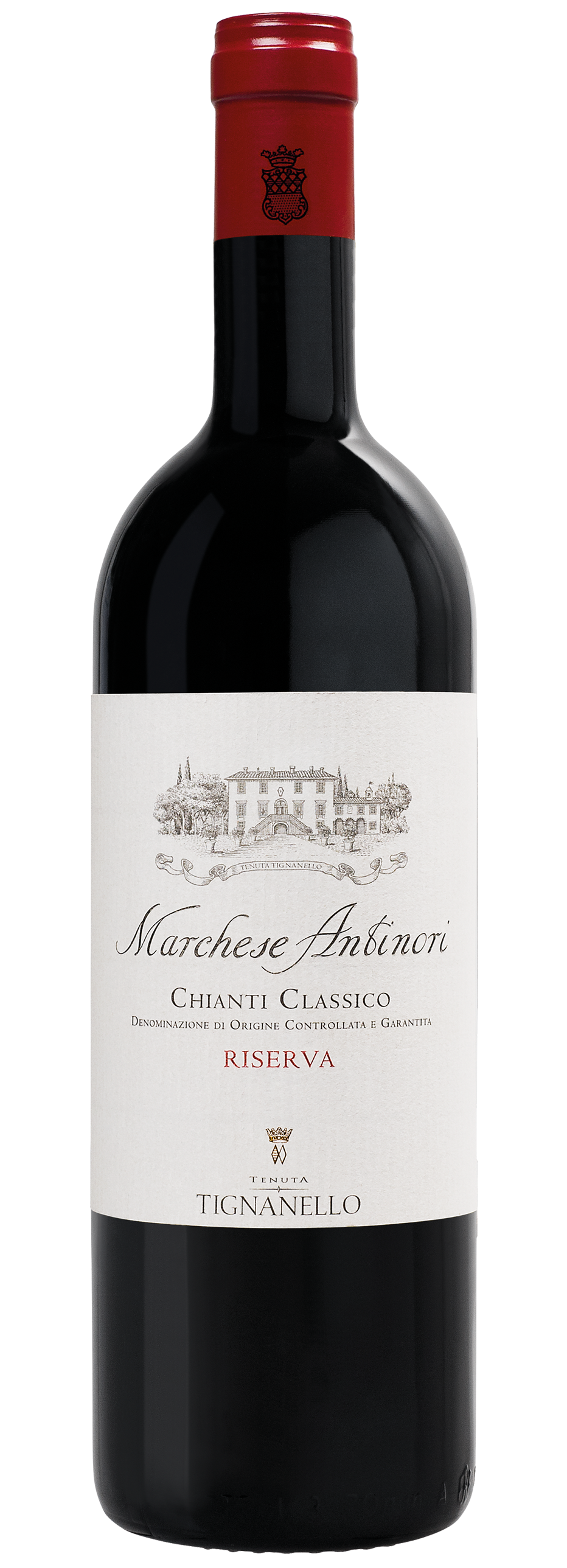 Marchesi Antinori Marchese Chianti Classico Riserva 2022 Front Bottle Shot