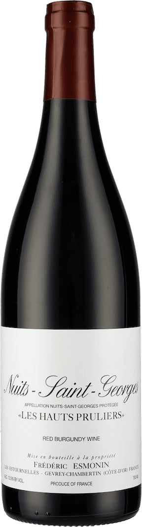 Frederic Esmonin Nuits-St-Georges Les Hauts Pruliers 2021 Front Bottle Shot