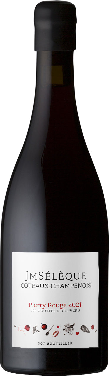 J-M Seleque Pierry Rouge Premier Cru Les Gouttes d'Or 2021 Front Bottle Shot