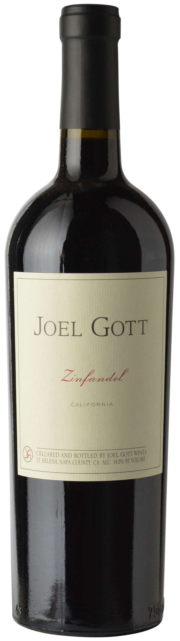 Joel Gott Zinfandel 2022 Front Bottle Shot