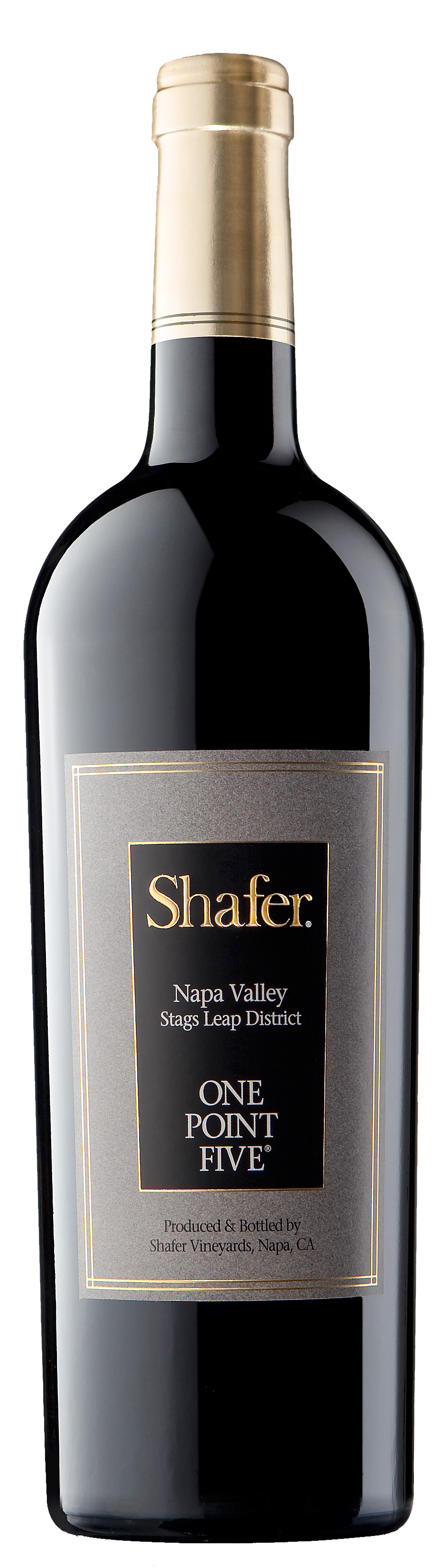Shafer One Point Five Cabernet Sauvignon 2021  Front Bottle Shot