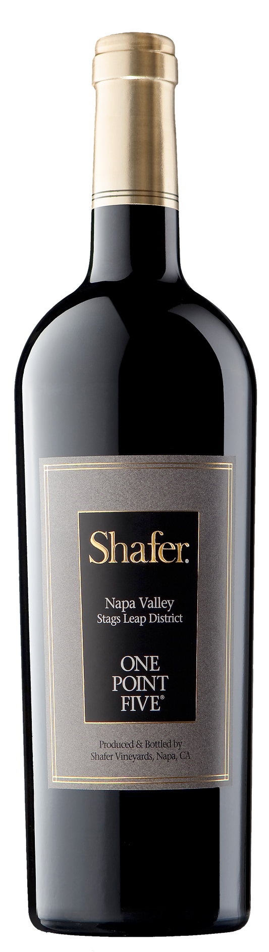 Shafer One Point Five Cabernet Sauvignon 2021  Front Bottle Shot