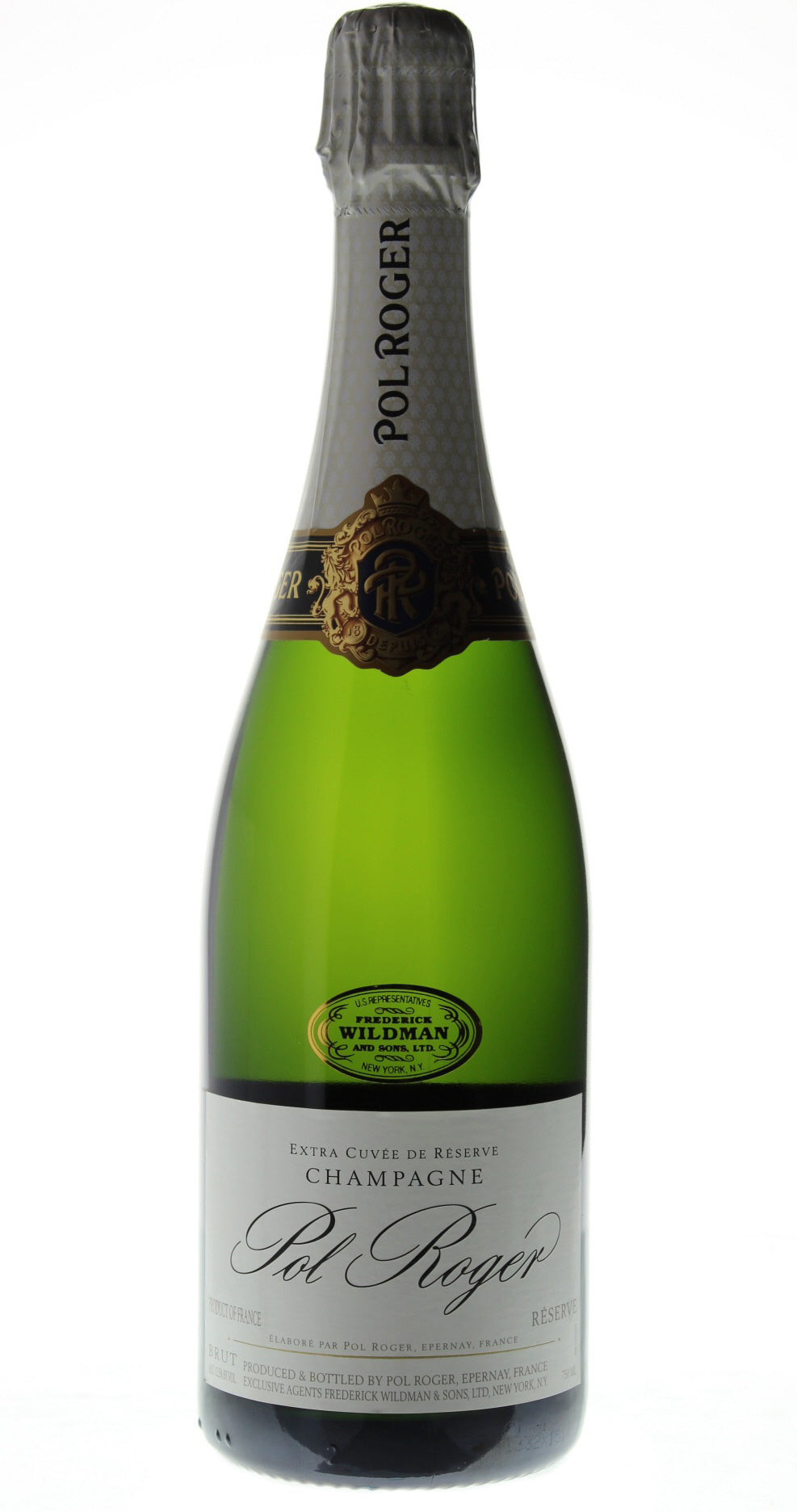 Pol Roger Brut Reserve Front Bottle Shot