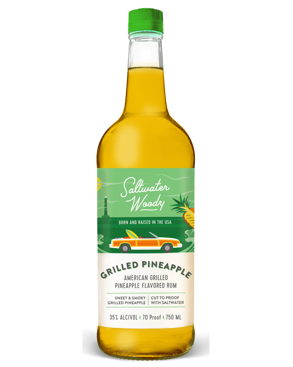Saltwater Woody Grilled Pineapple (750Ml)