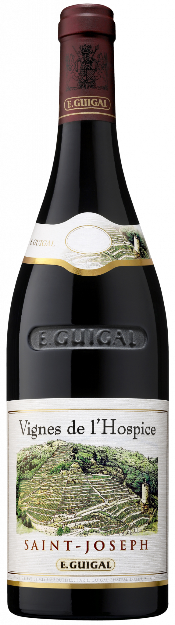 E. Guigal Saint-Joseph Vignes de l'Hospice Rouge 2019 Front Bottle Shot