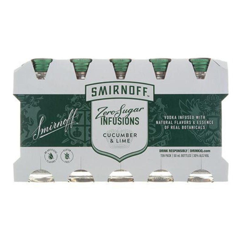 Smirnoff Infusions Cucumber & Lime Mini Shot 10/50ml