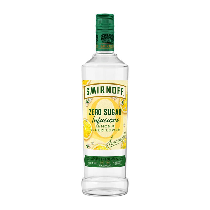 Smirnoff Lemon & Elderflower Zero Sugar Infusions Flavored Vodka 750ml