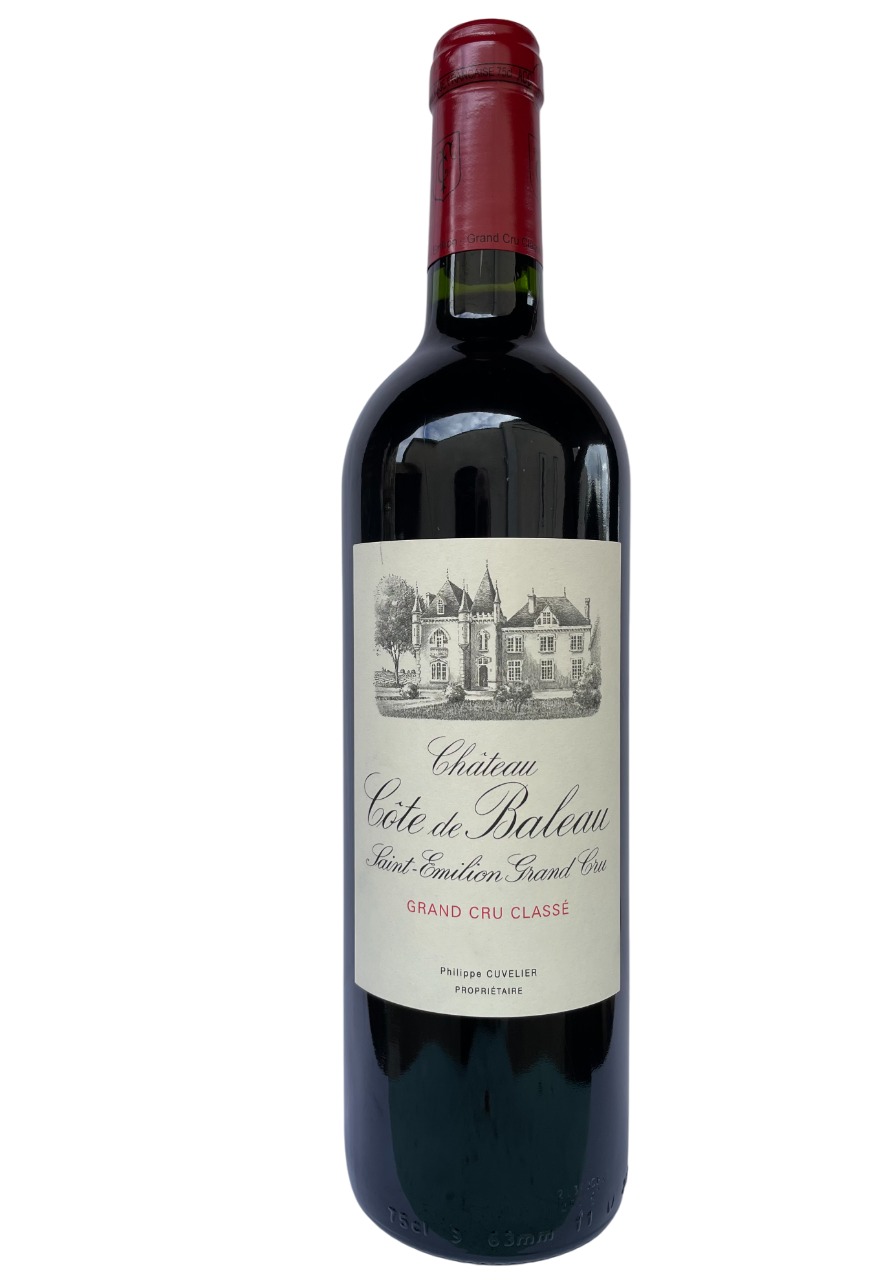 Chateau Cote de Baleau 2019 Front Bottle Shot