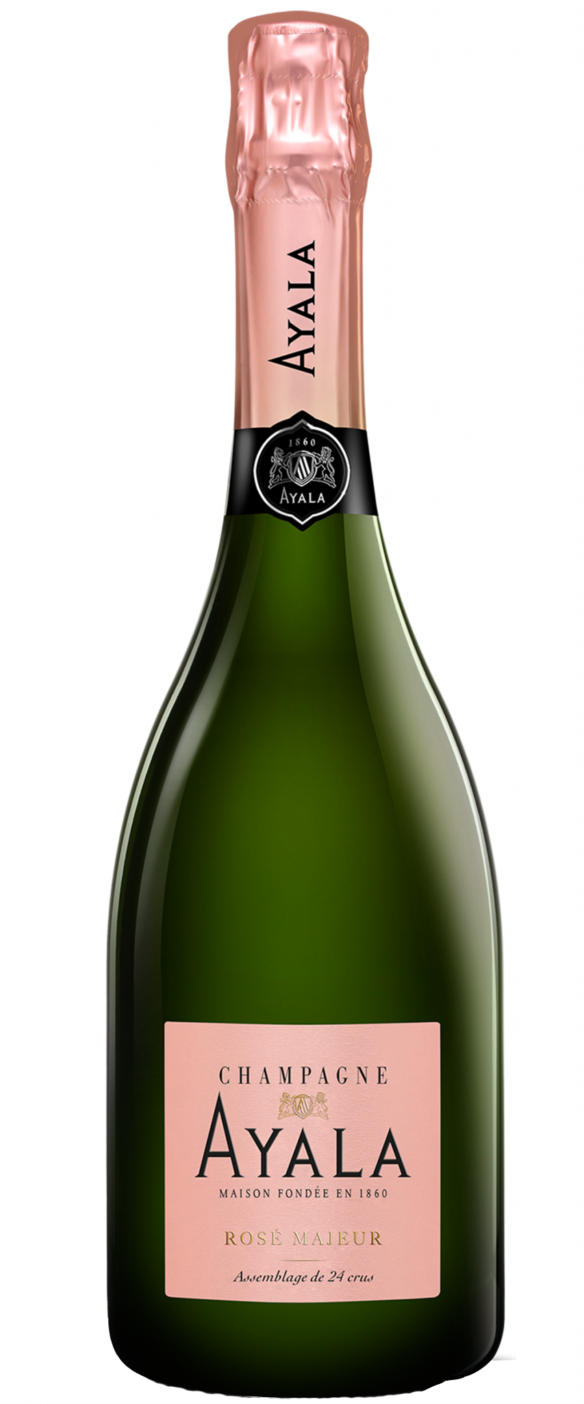 Ayala Brut Rose Majeur Front Bottle Shot