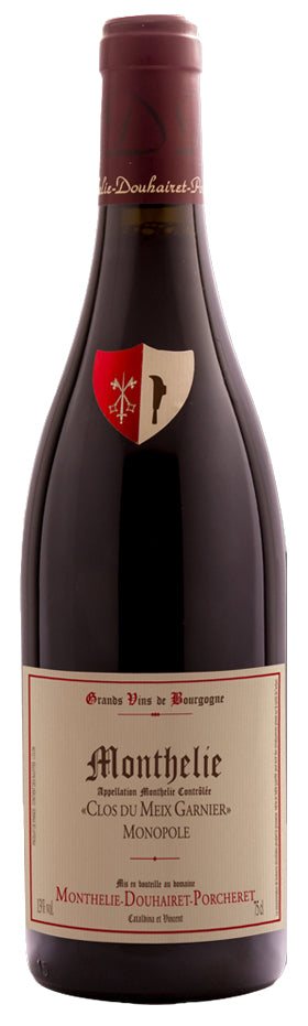 Monthelie-Douhairet-Porcheret Monthelie Clos du Meix Garnier Monopole 2020 Front Bottle Shot