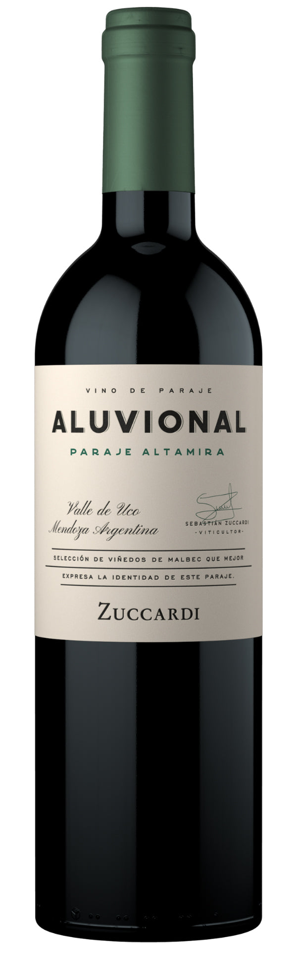Zuccardi Aluvional Altamira Malbec 2019 Front Bottle Shot