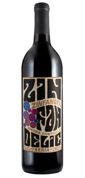 Zinfandelic Sierra Foothills Old Vine Zinfandel 2021 Front Bottle Shot