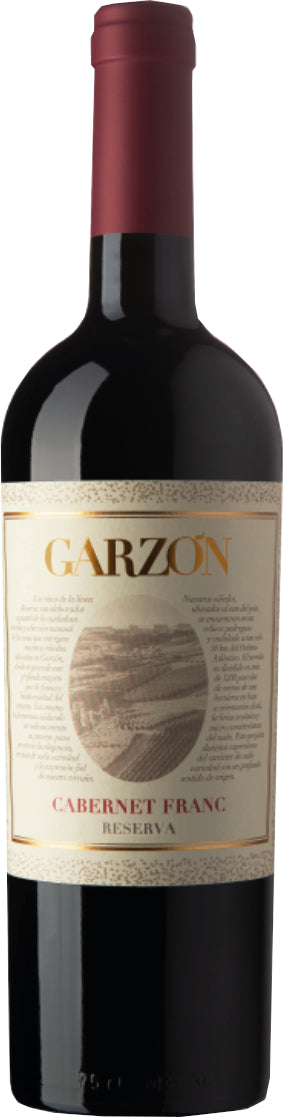 Bodega Garzon Uruguay Reserva Cabernet Franc 2022 Front Bottle Shot
