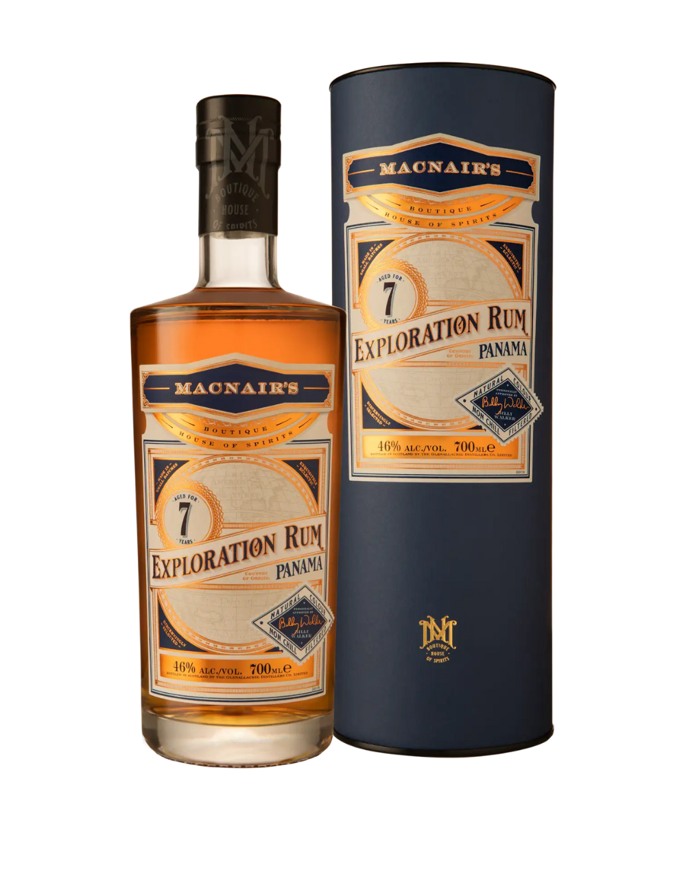 MACNAIR'S PANAMA 7 YEAR OLD UNPEATED EXPLORATION RUM 700 ML