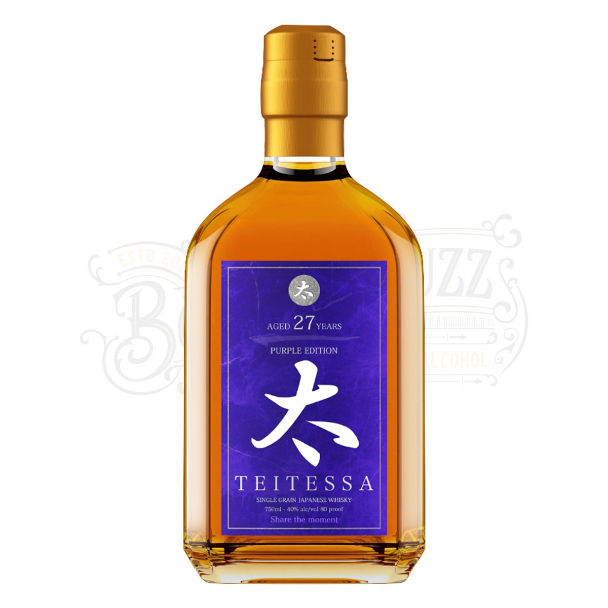 Teitessa Single Grain Japanese Whisky Purple Edition 27 Yr