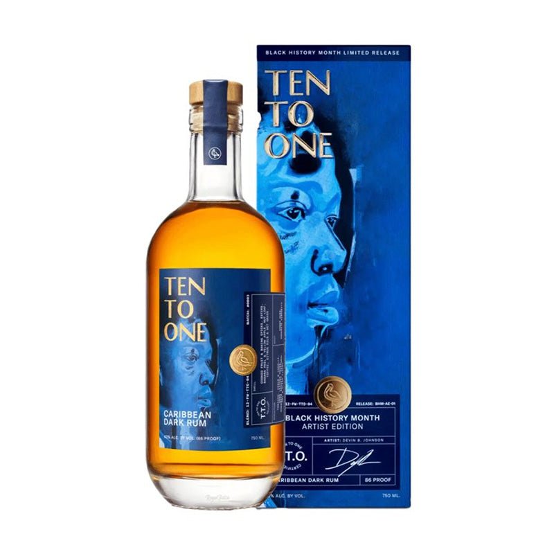 Ten To One Black History Month Caribbean Dark Rum 750ml