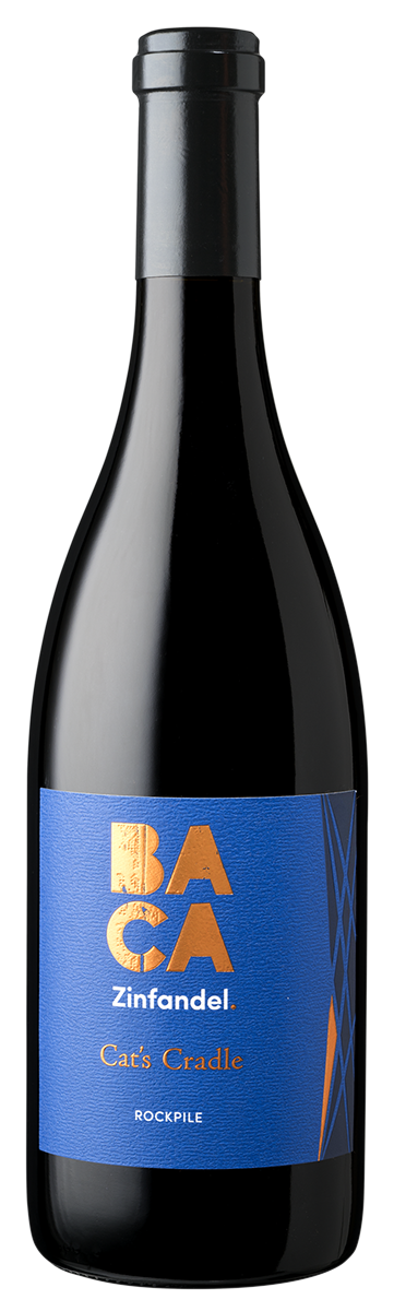 BACA Cat's Cradle Zinfandel 2021 Front Bottle Shot