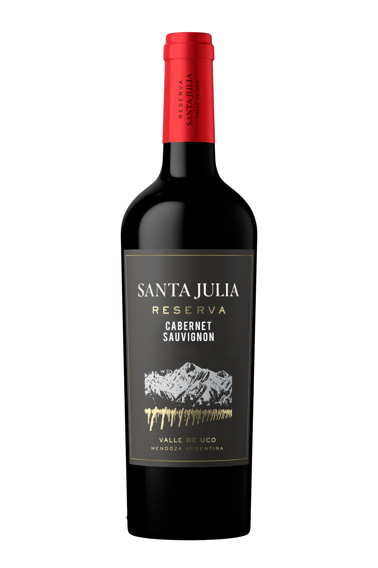 Santa Julia Reserva Cabernet Sauvignon 2022 Front Bottle Shot