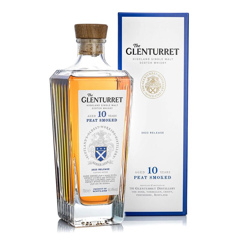 The Glenturret 10 Year Peat Smoked Scotch Whiskey 750ml