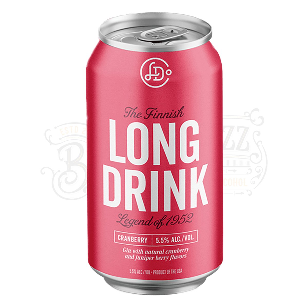 The Long Drink Company Cranberry Cocktail 6 Pk