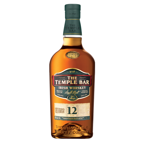 The Temple Bar 12 Year Old Single Malt Irish Whiskey