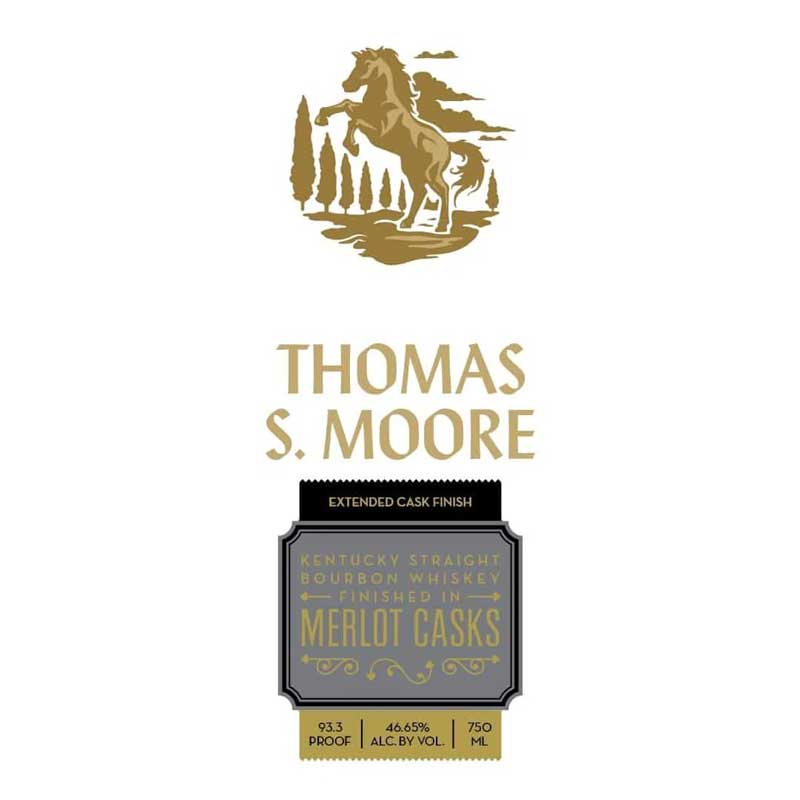 Thomas S. Moore Merlot Casks Finish Bourbon Whiskey 750ml