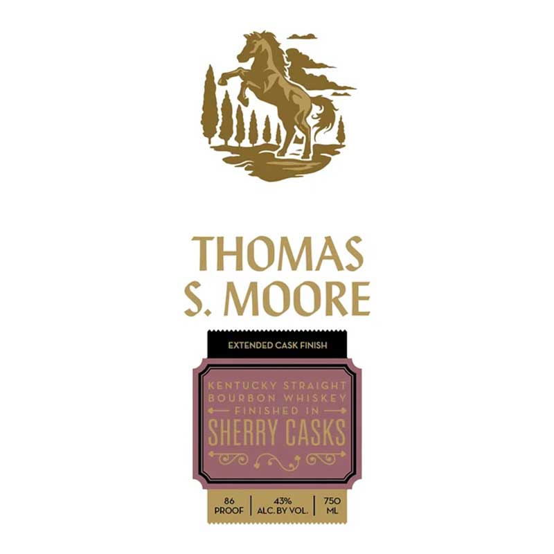 Thomas S. Moore Sherry Casks Finish Bourbon Whiskey 750ml