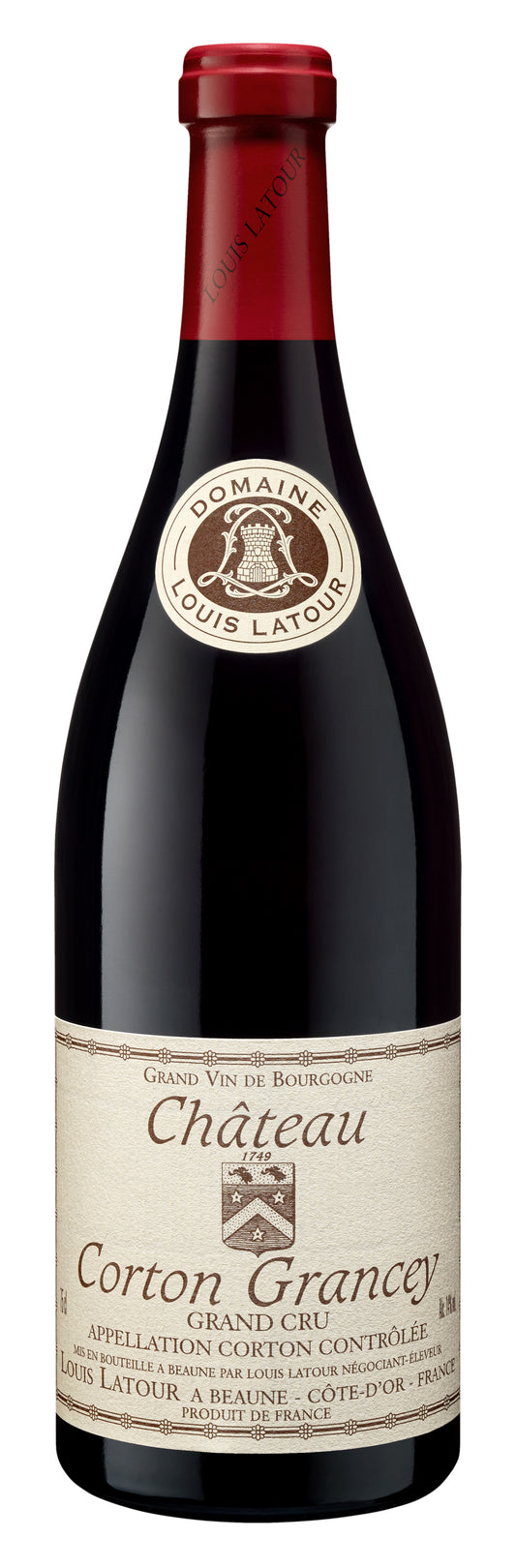 Louis Latour Chateau Corton Grancey Grand Cru 2022  Front Bottle Shot