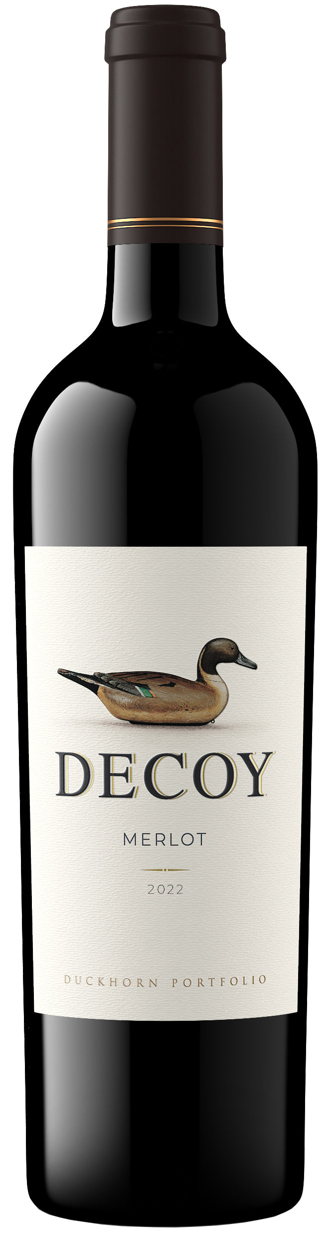 Decoy Merlot 2022 Front Bottle Shot