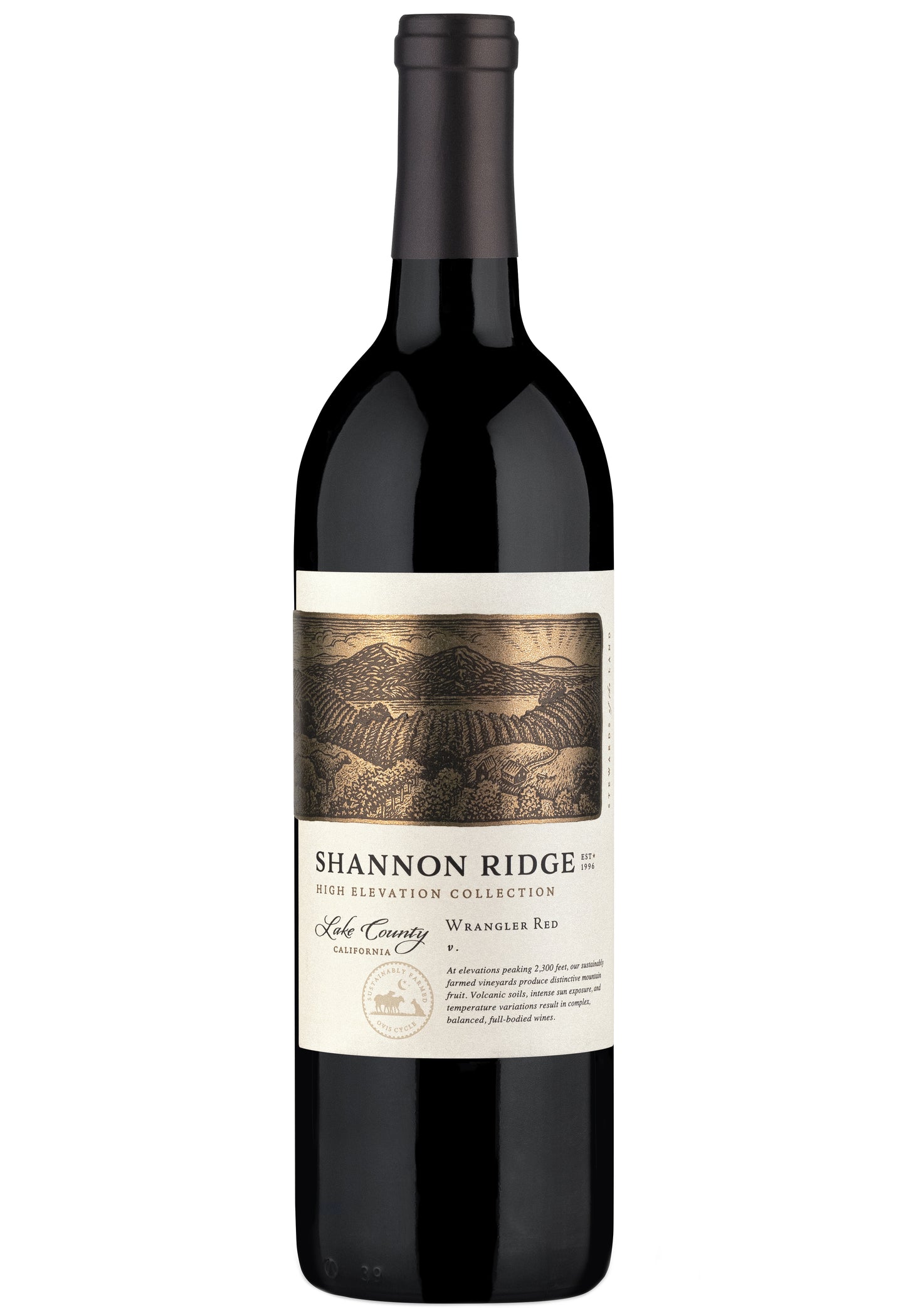 Shannon Ridge Wrangler Red 2023 Front Bottle Shot
