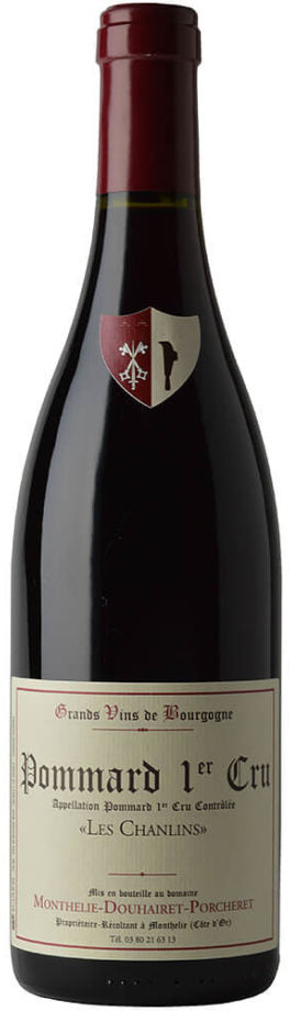 Monthelie-Douhairet-Porcheret Pommard Les Chanlins Premier Cru 2021 Front Bottle Shot