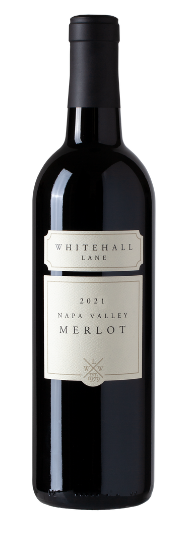 Whitehall Lane Merlot 2021 Front Bottle Shot