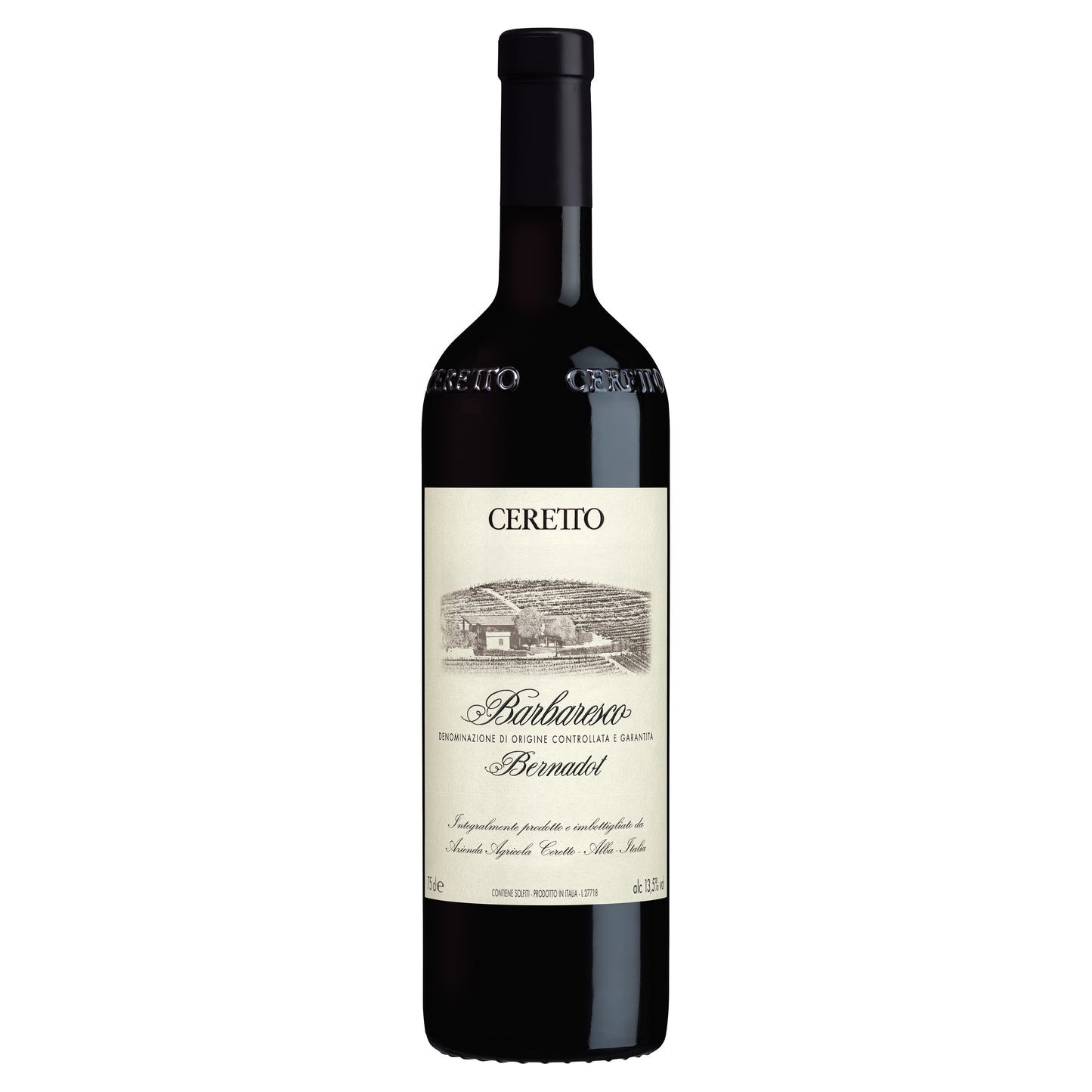 Ceretto Barbaresco Bernardot 2020 Front Bottle Shot