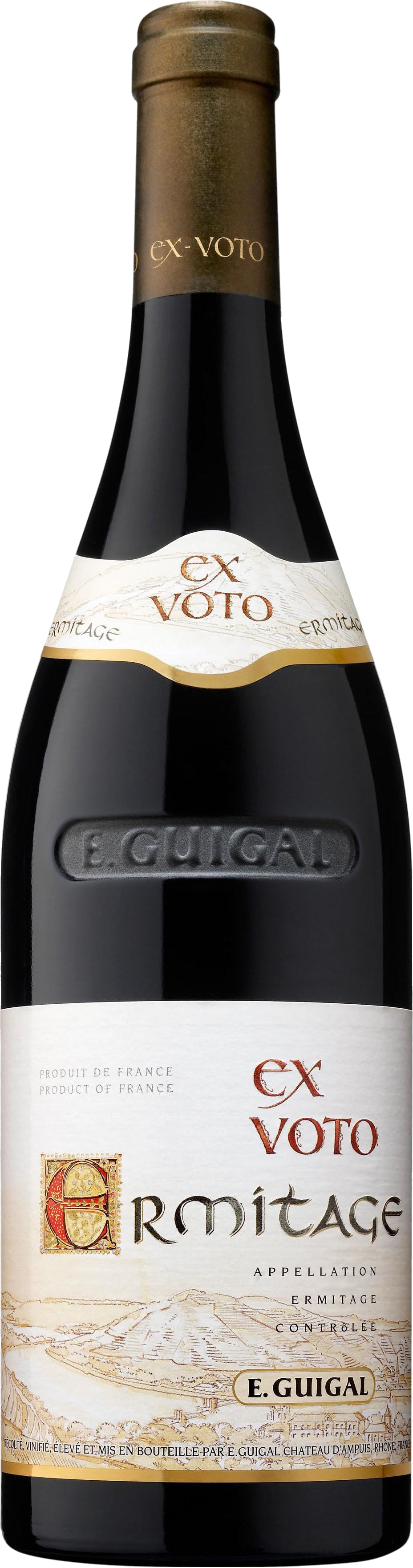 E. Guigal Ex Voto Ermitage Rouge 2019 Front Bottle Shot