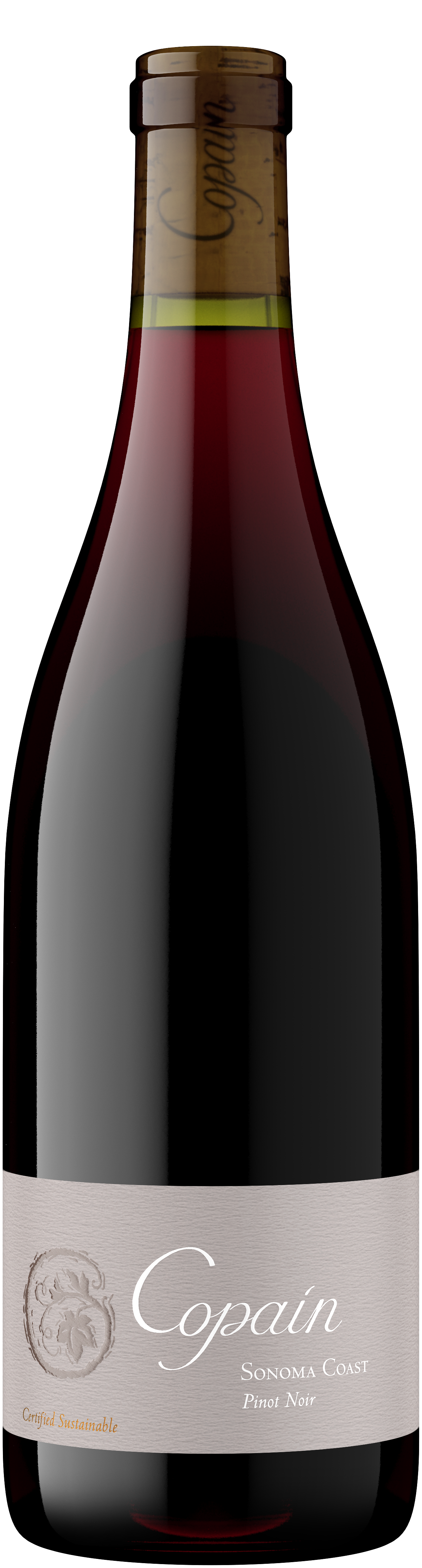 Copain Sonoma Coast Pinot Noir 2022 Front Bottle Shot