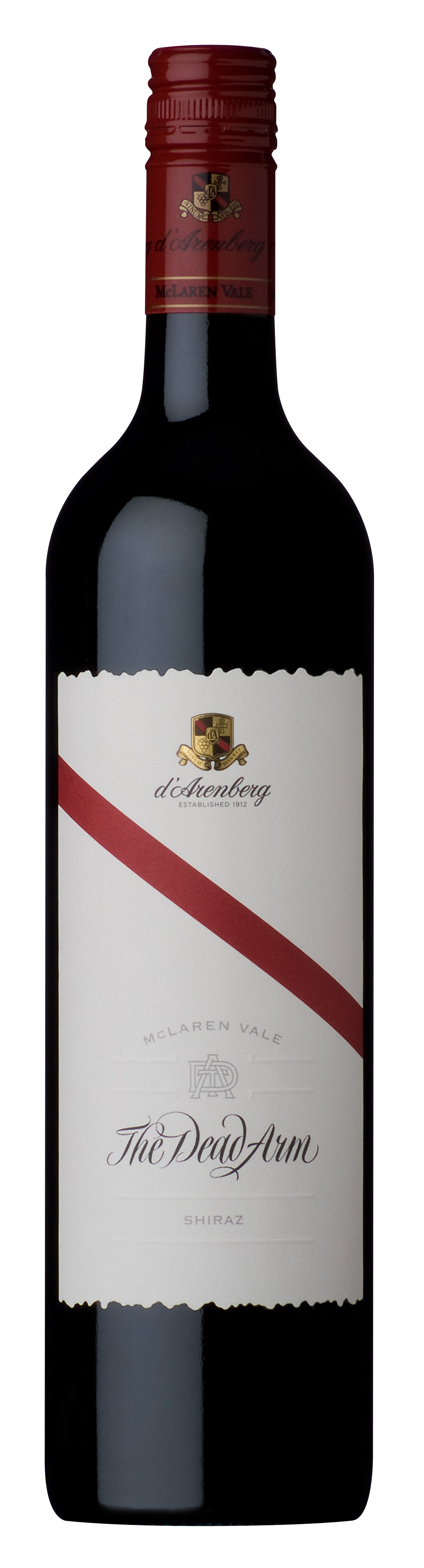 d'Arenberg The Dead Arm Shiraz 2018 Front Bottle Shot