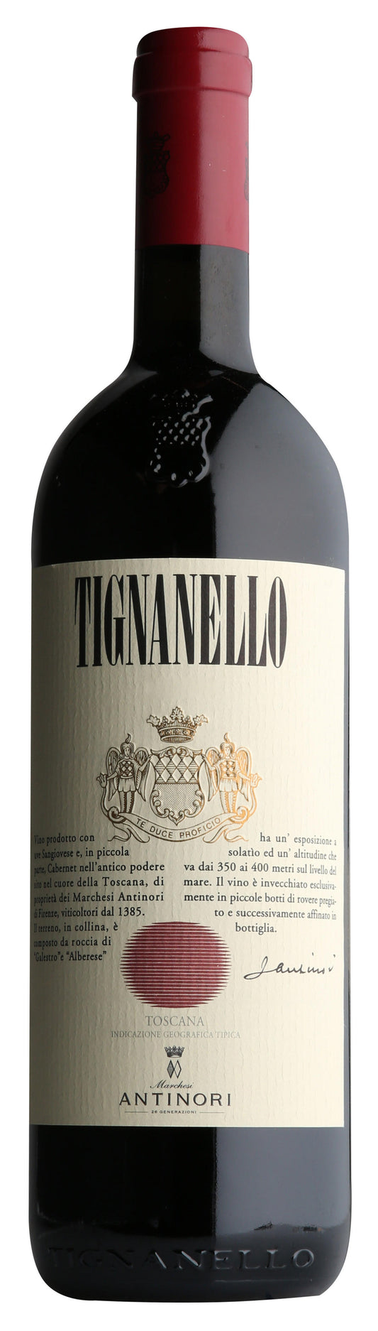 Marchesi Antinori Tignanello 2021  Front Bottle Shot