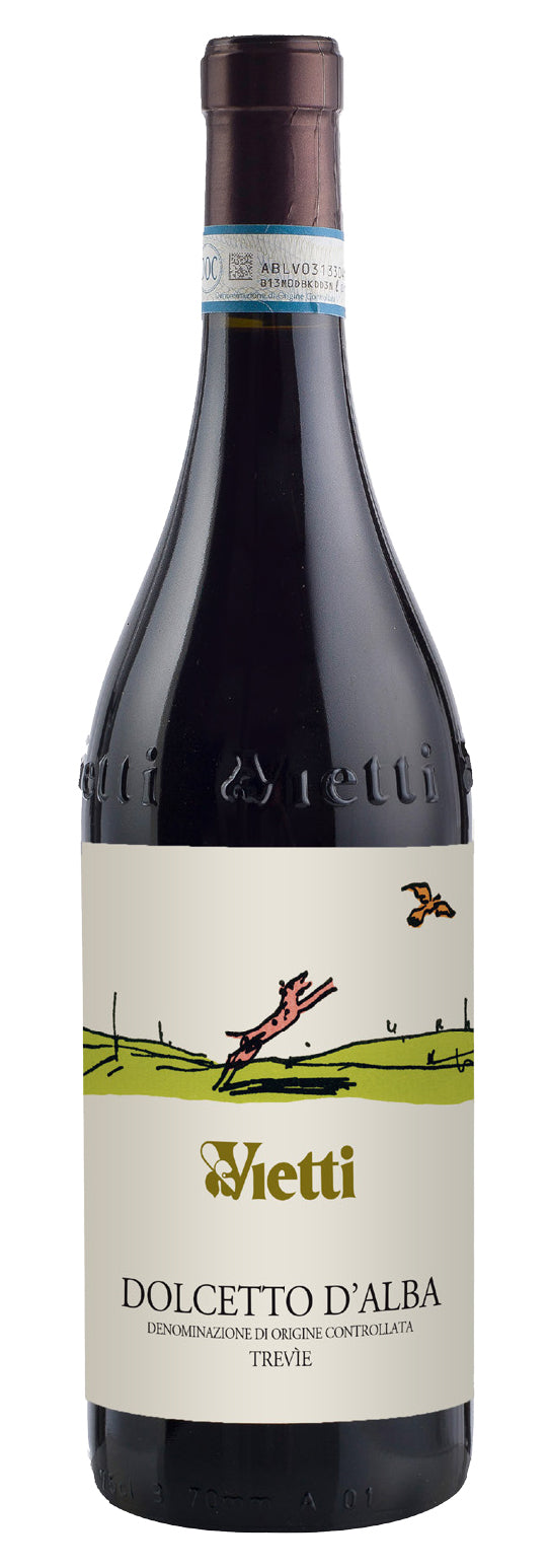 Vietti Dolcetto d'Alba Trevie 2023 Front Bottle Shot