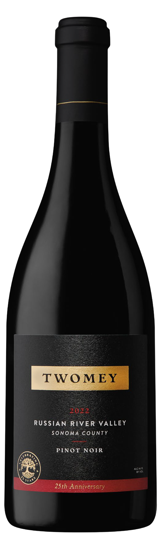 Twomey Russian River Pinot Noir 2022 Front Bottle Shot