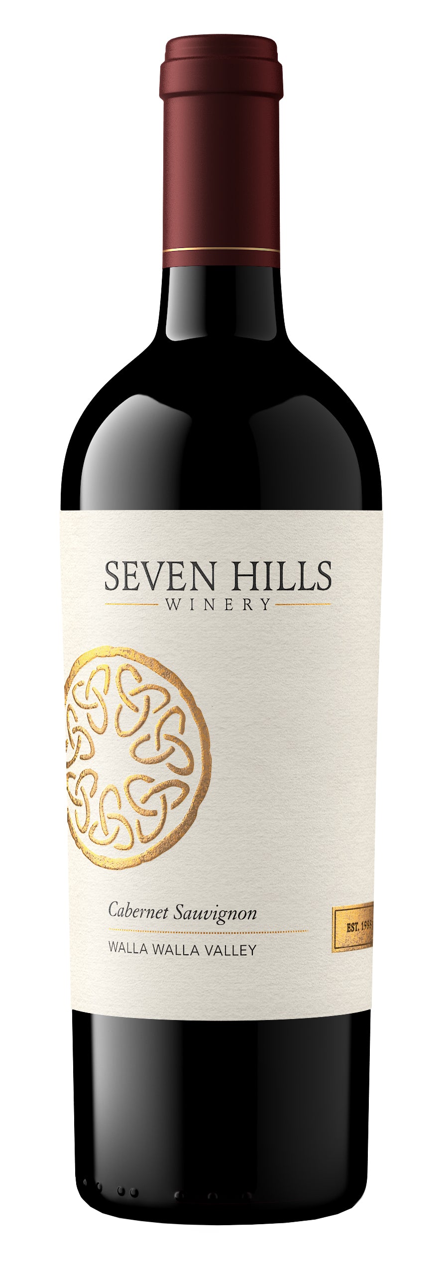 Seven Hills Winery Walla Walla Valley Cabernet Sauvignon 2022 Front Bottle Shot