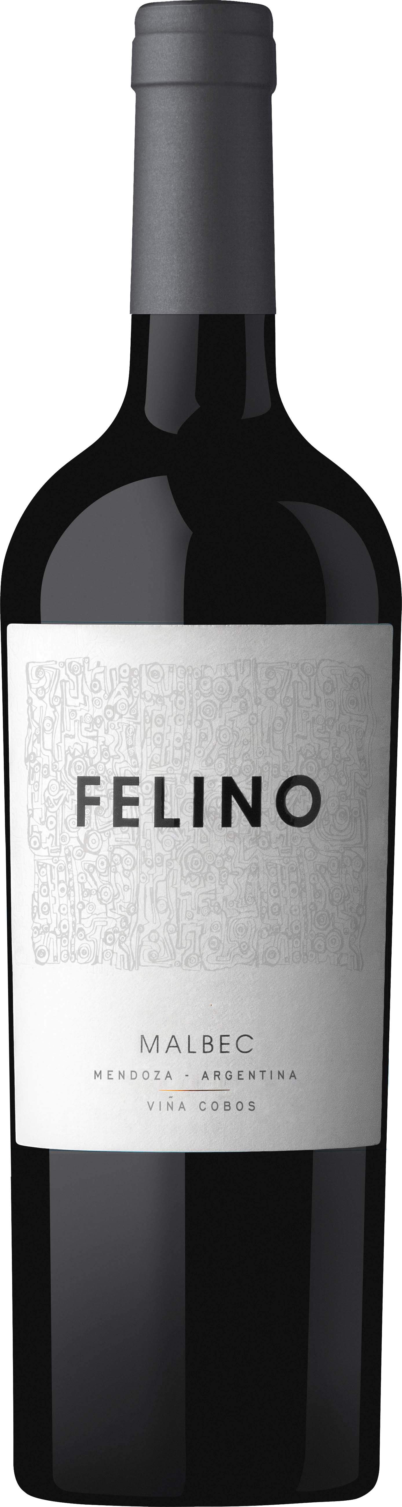 Vina Cobos Felino Malbec 2023 Front Bottle Shot
